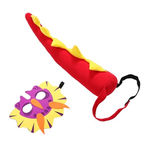 VERDANVERSE Dinosaurier Kostüm für Filz und Maske Set Bequeme Atmungsaktive Cosplay Accessoires für Dino Mottopartys Schulveranstaltungen und Kreative Rollenspiele VERDANVERSE Dinosaurier Kostüm für Filz und Maske Set Bequeme Atmungsaktive Cosplay Accessoires für Dino Mottopartys Schulveranstaltungen und Kreative Rollenspiele von VERDANVERSE