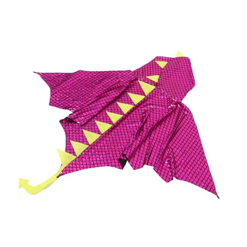 VERDANVERSE Dinosaurier-umhang Halloween Aufblasbares Kostüm Dinosaurier-kapuzenumhang Drachen Verkleiden Mantel Dinosaurierkostüm Pinata Velociraptor Maskerade Karikatur Stoff Rosy von VERDANVERSE
