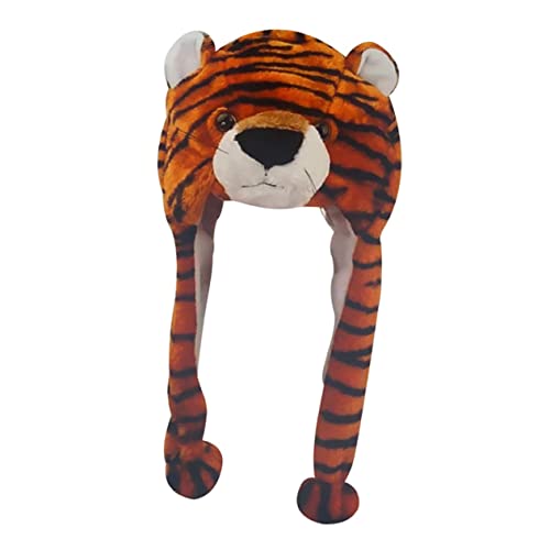 VERDANVERSE Einstellbare Tiger Tiermütze für Bequeme Dekorative Wintermütze Plüsch für Kostüme Karneval und Fotografie Fröhliches Accessoire für Jungen und Mädchen VERDANVERSE Einstellbare Tiger Tiermütze für Bequeme Dekorative Wintermütze Plüsch für Kostüme Karneval und Fotografie Fröhliches Accessoire für Jungen und Mädchen von VERDANVERSE
