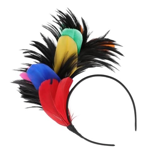VERDANVERSE Federhaarreif Halloween Kopfschmuck Leichtes Fascinator Stirnband für Fasching Tea Party Damen Partyaccessoire VERDANVERSE Federhaarreif Halloween Kopfschmuck Leichtes Fascinator Stirnband für Fasching Tea Party Damen Partyaccessoire von VERDANVERSE