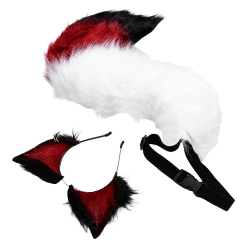 VERDANVERSE Fellige Fuchsohr Haarreif und Realistische Plüsch-cosplay Accessoires Bequemes Tragen für Halloween Kostüm und Cosplay Partys Rote und Schwarze Tierohren für Damen und Herren VERDANVERSE Fellige Fuchsohr Haarreif und Realistische Plüsch-cosplay Accessoires Bequemes Tragen für Halloween Kostüm und Cosplay Partys Rote und Schwarze Tierohren für Damen und Herren von VERDANVERSE