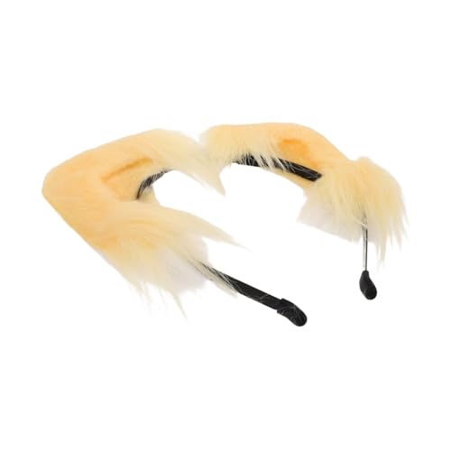 VERDANVERSE Fluffiges Katzenohren Haarband Weiches Haarreif mit Niedlichen Tierohren für Halloween Weihnachten Cosplay Party Damen Mädchen Accessoire von VERDANVERSE