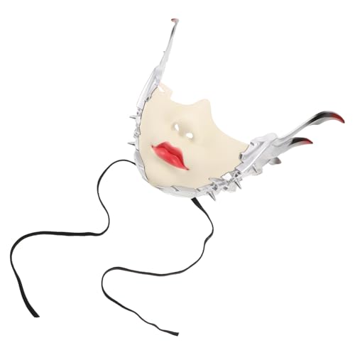 VERDANVERSE Halbgesichts Maske Cosplay Halbmaske Mechanisch mit Flügel Design Futuristische Steampunk Optik Leichte Kostümmaske für Halloween Karneval Party und Performance VERDANVERSE Halbgesichts Maske Cosplay Halbmaske Mechanisch mit Flügel Design Futuristische Steampunk Optik Leichte Kostümmaske für Halloween Karneval Party und Performance von VERDANVERSE
