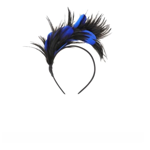 VERDANVERSE Halloween Haarreif Kopfband Schwarz Blau Festliches Kostüm Accessoire für Karneval Masquerade Tanz und Halloween Party Dekoratives Haarschmuck für Damen und Mädchen von VERDANVERSE