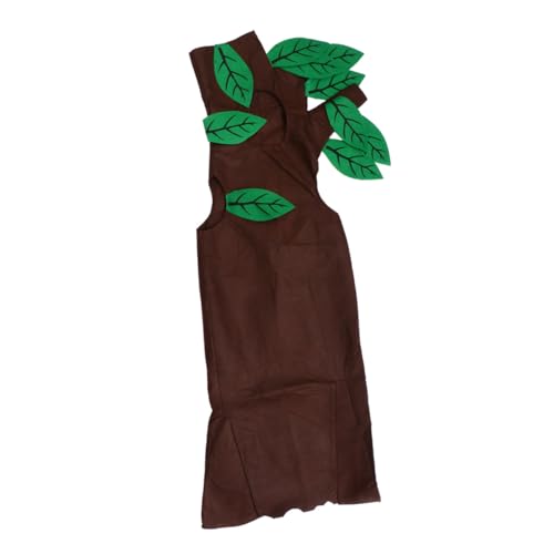 VERDANVERSE Halloween Kostümset Baum Verkleidung mit Hut Umweltfreundliches DIY Rollenspiel Outfit für Bühnenauftritte Bequemes Material für Halloween und Kindertag von VERDANVERSE