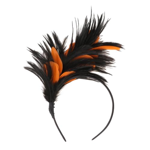 VERDANVERSE Halloween Stirnband Damen Flaum Haarband Leicht Faszinator Kopfschmuck für Kostüm Tea Party Karneval Masquerade Ball VERDANVERSE Halloween Stirnband Damen Flaum Haarband Leicht Faszinator Kopfschmuck für Kostüm Tea Party Karneval Masquerade Ball von VERDANVERSE