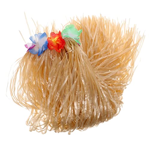 VERDANVERSE Hawaiianischer Hula hawaii outfit hawaii kleidung hula milla hula hip Hawaiianisches Kostümzubehör Party Tutu-Rock thematisiert Erwachsene Hula-Gras-Kleidung Hula-Kleid Plastik von VERDANVERSE