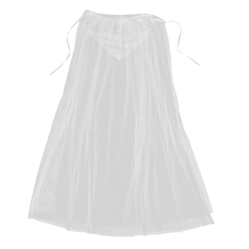 VERDANVERSE Kapuzenumhang für Damen Mittelalter Renaissance Zaubererumhang mit Kapuze Halbtransparentes Vampir Cosplay Kostüm für Halloween Stilvolles Hexen Accessoire mit Mystischem von VERDANVERSE