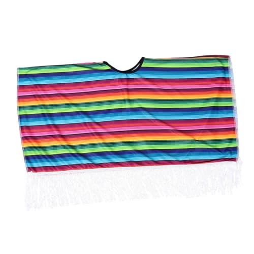 VERDANVERSE Kinder Mexikanische Kostüm Cape Halloween Party Cosplay Cosplay Umhang Dekorative Umhang Masquerade Cape Cosplay Party Kostüm Cosplay Cosplay Cosplay Dekorative Cape von VERDANVERSE