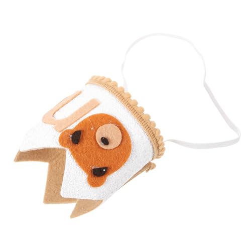 VERDANVERSE Kindergeburtstagskrone Stirnband Braun Bär Leichtes Robustes Haarreif für Mädchen Festliche Geburtstagsdekoration Eleganter Kopfschmuck für Junge Mädchen von VERDANVERSE