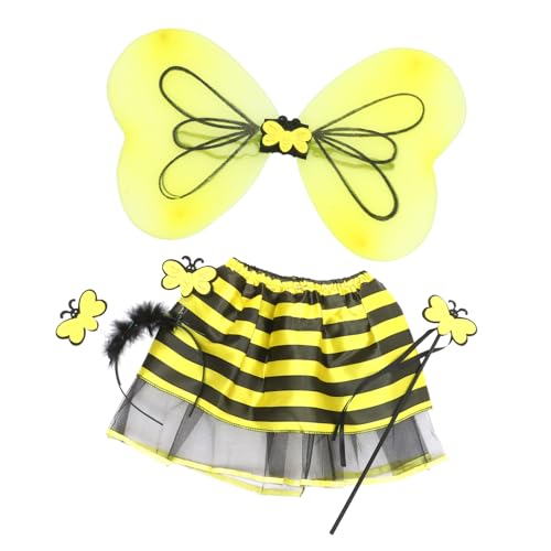 VERDANVERSE Kinderkostüm Set Schmetterlingsflügel Haarreif Zauberstab für Mädchen Party Bühnenauftritt Polyester Kunststoff Leichte Langlebige Flügel Zubehör VERDANVERSE Kinderkostüm Set Schmetterlingsflügel Haarreif Zauberstab für Mädchen Party Bühnenauftritt Polyester Kunststoff Leichte Langlebige Flügel Zubehör von VERDANVERSE