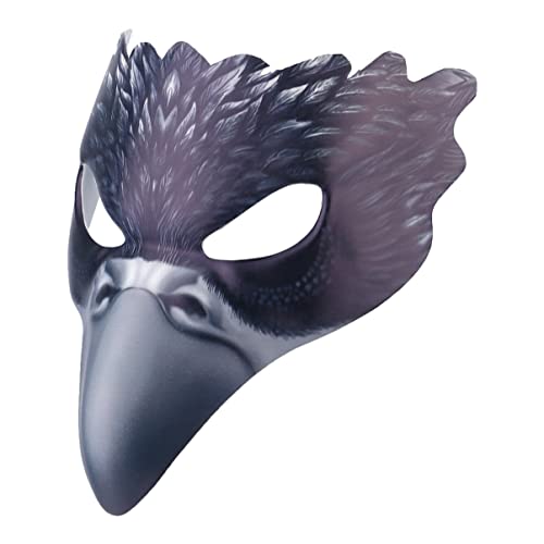 VERDANVERSE Krähenmaske masken halloween Party-Cosplay Schnabel gefiedert Kind Gruselige Halloween - halloween carnival crow halloween hälfte Vogel PU- VERDANVERSE Krähenmaske masken halloween Party-Cosplay Schnabel gefiedert Kind Gruselige Halloween - halloween carnival crow halloween hälfte Vogel PU- von VERDANVERSE