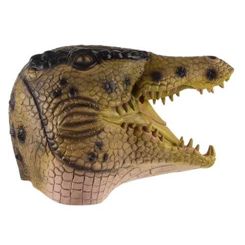 VERDANVERSE Krokodil Tiermaske Cosplay Maske Ergonomisch Bequem Für Kostüm-party Halloween Karneval Festival Zubehör VERDANVERSE Krokodil Tiermaske Cosplay Maske Ergonomisch Bequem Für Kostüm-party Halloween Karneval Festival Zubehör von VERDANVERSE