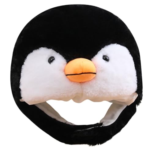 VERDANVERSE Kuschelhut Pinguin Form Cosplay Zubehör für Karneval und Partys Lustige Kopfbedeckung für Erwachsene und Fotorequisiten für Halloween und Festliche Anlässe von VERDANVERSE