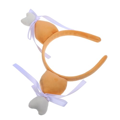 VERDANVERSE Kuscheliges Plüsch-haarband Hähnchenkeule mit Elastischem Design für Thanksgiving Karneval und Partys Witziges Langlebiges Stirnband für Erwachsene Bequem und Rutschfest von VERDANVERSE