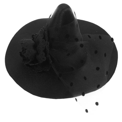 VERDANVERSE Miniatur Hexenhut aus Leichtem für Halloween Cosplay Masquerade Party Dekoration Kopfbedeckung Zubehör VERDANVERSE Miniatur Hexenhut aus Leichtem für Halloween Cosplay Masquerade Party Dekoration Kopfbedeckung Zubehör von VERDANVERSE