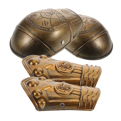 VERDANVERSE Mittelalterliches Armschutz Set für Römische Gladiatoren Armschienen Atmungsaktivem Material mit Verstellbaren Riemen Retro Kostümzubehör für Cosplay und Rollenspiele VERDANVERSE Mittelalterliches Armschutz Set für Römische Gladiatoren Armschienen Atmungsaktivem Material mit Verstellbaren Riemen Retro Kostümzubehör für Cosplay und Rollenspiele von VERDANVERSE