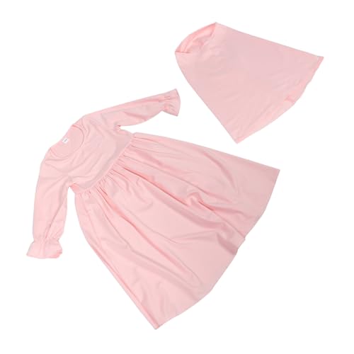 VERDANVERSE Muslimisches Kleid Für Babymädchen Unifarbe Langarmig Mit Rüschenärmeln Hijab Gebetskleidung Arabisches Gewand Für Kleinkinder VERDANVERSE Muslimisches Kleid Für Babymädchen Unifarbe Langarmig Mit Rüschenärmeln Hijab Gebetskleidung Arabisches Gewand Für Kleinkinder von VERDANVERSE