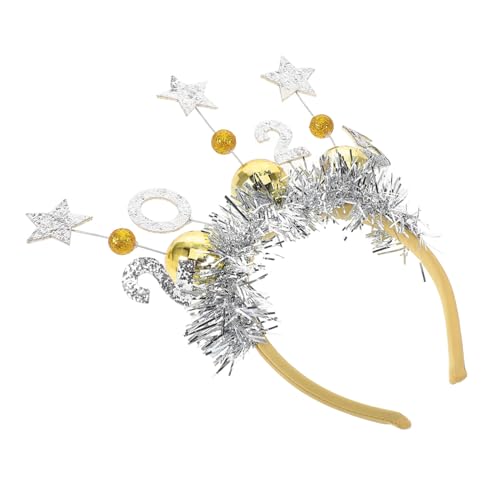 VERDANVERSE Neujahrs Stirnband Glitzer Haarband für Silvesterpartys Vielseitiges Accessoire für Festliche Verkleidungen und Foto Requisiten Leicht und Langlebig von VERDANVERSE