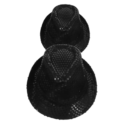 VERDANVERSE Pailletten Hut für Erwachsene Glänzender Jazzhut für Kostümpartys Accessoire für Männer und Frauen für Halloween und Steampunk Verkleidungen von VERDANVERSE