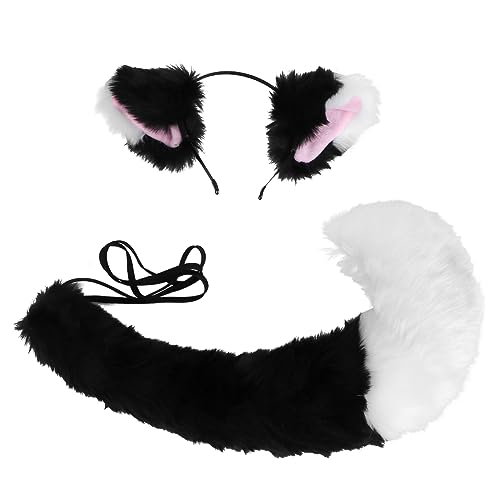VERDANVERSE Plüsch Fuchsohren und Satz Cosplay Zubehör für Damen Haar Requisiten Kostüm Requisiten für Karneval Halloween und Partys VERDANVERSE Plüsch Fuchsohren und Satz Cosplay Zubehör für Damen Haar Requisiten Kostüm Requisiten für Karneval Halloween und Partys von VERDANVERSE