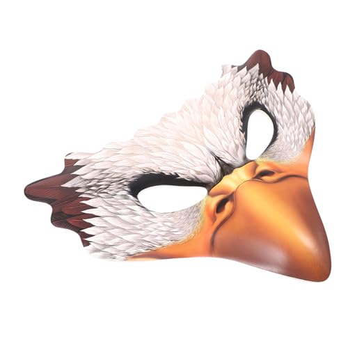 VERDANVERSE Realistische Weiße Maske für Halloween und Karneval Tierisches Design Komfortabel Tragbar Vielseitig für Fasching Cosplay und Maskenbälle Geeignet Kreative Partydekoration von VERDANVERSE