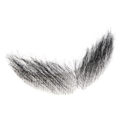 VERDANVERSE Realistischer Falscher Schnurrbart aus Echtem Haar Bequeme Anwendung Hautfreundlich Charakteristischer Stil für Halloween Cosplay Theater und Partys Natürlicher Look Männer Fake VERDANVERSE Realistischer Falscher Schnurrbart aus Echtem Haar Bequeme Anwendung Hautfreundlich Charakteristischer Stil für Halloween Cosplay Theater und Partys Natürlicher Look Männer Fake von VERDANVERSE