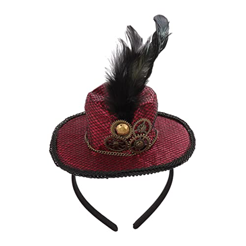 VERDANVERSE Retro Feder Haarband Hüte für Damen in Mode Zirkus Geist Halloween Kopfbedeckung Halloween-Themen-Stirnband Hutclip kopfschmuck Halloween-Haarreifen Halloween-Hut-Stirnband Stoff VERDANVERSE Retro Feder Haarband Hüte für Damen in Mode Zirkus Geist Halloween Kopfbedeckung Halloween-Themen-Stirnband Hutclip kopfschmuck Halloween-Haarreifen Halloween-Hut-Stirnband Stoff von VERDANVERSE