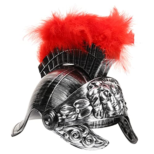 VERDANVERSE Römischer Kriegerhelm für Erwachsene Mittelalterlicher Cosplay mit Roter für Halloween Schulveranstaltungen Karneval Bühnenauftritte Perfektes Zubehör VERDANVERSE Römischer Kriegerhelm für Erwachsene Mittelalterlicher Cosplay mit Roter für Halloween Schulveranstaltungen Karneval Bühnenauftritte Perfektes Zubehör von VERDANVERSE