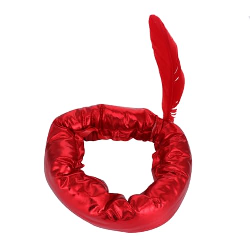 VERDANVERSE Rotes Prinzenkostüm Halloween Hut für Jungen Karneval Kopfbedeckung Langlebig Festlich Geeignet für Verkleidung und Rollenspiel von VERDANVERSE