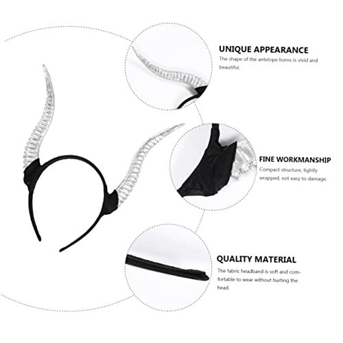 VERDANVERSE Schafshorn Haarbügel für Halloween Kostüm Accessoire Sicheres Angenehmes für Themenpartys Fotokabinen Feiern Perfektes Dekorationsstück für Unvergessliche von VERDANVERSE