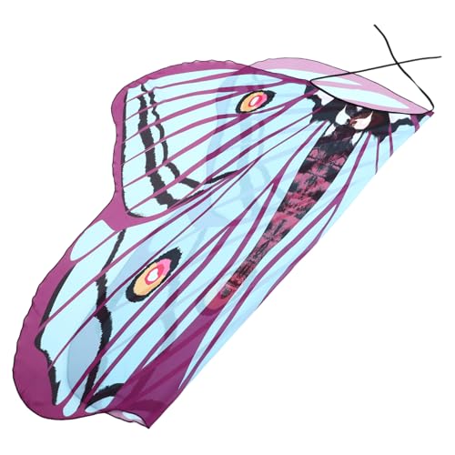VERDANVERSE Schmetterlingsflügel Schmetterlinge schmetterling halloween Erwachsene Festival weihnachten kleidung Damen Schmetterlingsumhang Halloween-Fee-Flügel Cape-Party Polyester von VERDANVERSE
