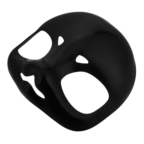 VERDANVERSE Schwarze Cosplay Maske Kleiner Tier Schädel Maskerade Kostüm Halloween Party Zubehör für Cosplay und Verkleidung von VERDANVERSE