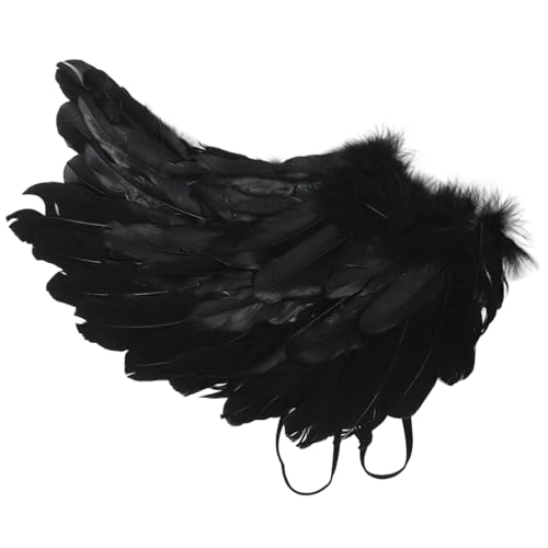 VERDANVERSE Schwarze Flügel Requisiten für Damen Leichte Strapazierfähige Halloween Kostüm Flügel für Cosplay Party Bühnenauftritte und Karneval Komfortabel und Langlebig VERDANVERSE Schwarze Flügel Requisiten für Damen Leichte Strapazierfähige Halloween Kostüm Flügel für Cosplay Party Bühnenauftritte und Karneval Komfortabel und Langlebig von VERDANVERSE