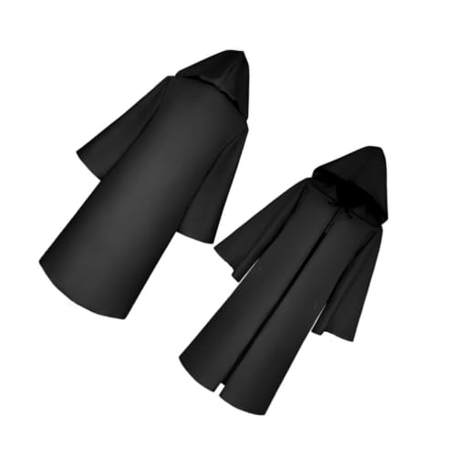 VERDANVERSE Schwarzer Umhang Halloween Cosplay Robe Leicht und Atmungsaktiv für Jungen Mädchen Karneval Kostüm Cape Verkleidung VERDANVERSE Schwarzer Umhang Halloween Cosplay Robe Leicht und Atmungsaktiv für Jungen Mädchen Karneval Kostüm Cape Verkleidung von VERDANVERSE