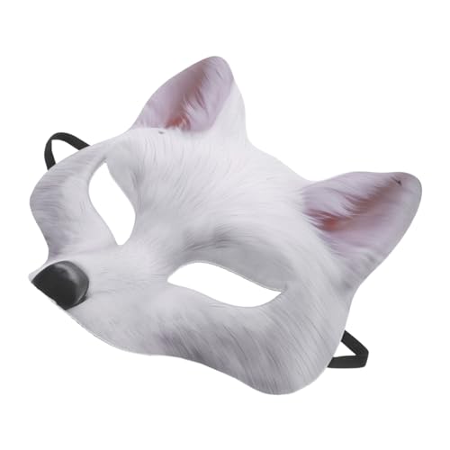 VERDANVERSE Simulierte Fuchsmaske Tiermaske Cosplay Fuchsmaske Halbgesichtsmaske Kostüm Halloween Cosplay Maske Halloween Karnevalsmaske Fuchsgesicht VERDANVERSE Simulierte Fuchsmaske Tiermaske Cosplay Fuchsmaske Halbgesichtsmaske Kostüm Halloween Cosplay Maske Halloween Karnevalsmaske Fuchsgesicht von VERDANVERSE