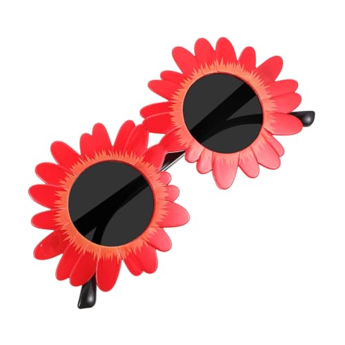 VERDANVERSE Sonnenbrille Sonnenblumen Design Partybrille für Mädchen Jungen Karneval Fotoaccessoire Outdoor Brille Spaßige Blumengläser für Festliche Anlässe von VERDANVERSE