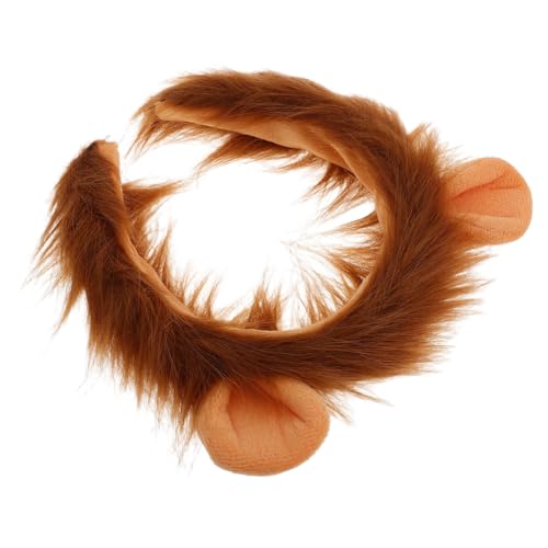 VERDANVERSE Stirnband Plüsch Tier Haarreif Leicht Komfortabel Robustes Dschungel Kostüm Zubehör Für Kindergarten Karneval Halloween Party von VERDANVERSE