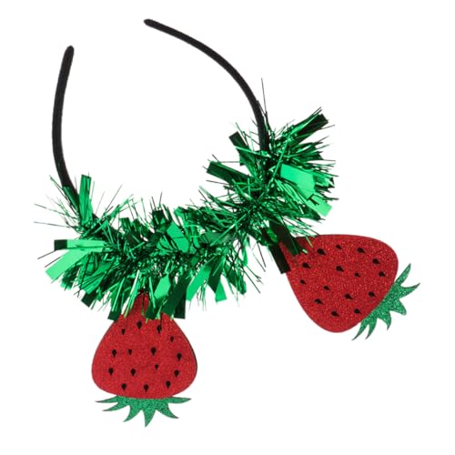 VERDANVERSE Strawberry Headband Mädchen Haaraccessoire Party Kostüm Kopfschmuck Langlebig Tropisches Design von VERDANVERSE