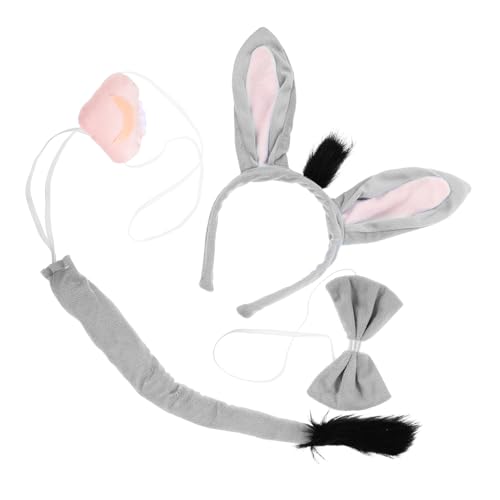 VERDANVERSE Süßes Ohren Kopfband und Tier Kostüm Accessoire für Karneval Fasching Weihnachten und von VERDANVERSE