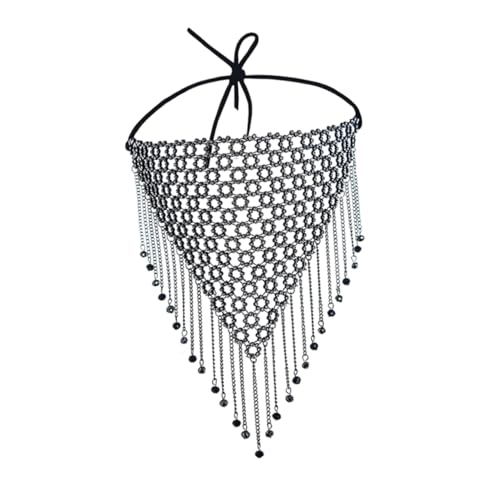VERDANVERSE Tassel Gesichtsmaske mit Kettenverzierung Elegantes Halloween Zubehör für Damen für und Kostümpartys Vintage Style mit Glitzer und Charm VERDANVERSE Tassel Gesichtsmaske mit Kettenverzierung Elegantes Halloween Zubehör für Damen für und Kostümpartys Vintage Style mit Glitzer und Charm von VERDANVERSE