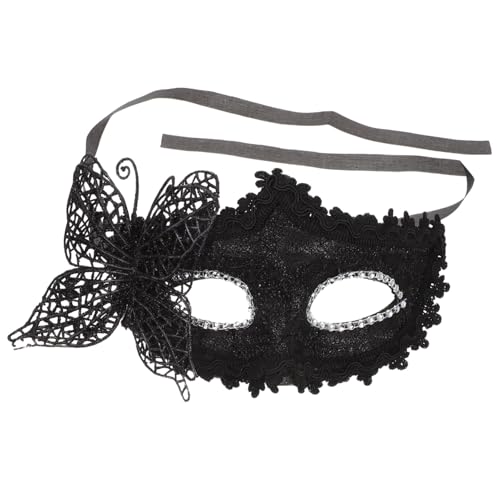 VERDANVERSE Venezianische Halbgesichts Spitzenmaske mit Schmetterlingsdesign Leichte und Bequeme Augenmaske für Damen Verstellbar mit Band für Fasching Maskenball Party und Karneval VERDANVERSE Venezianische Halbgesichts Spitzenmaske mit Schmetterlingsdesign Leichte und Bequeme Augenmaske für Damen Verstellbar mit Band für Fasching Maskenball Party und Karneval von VERDANVERSE