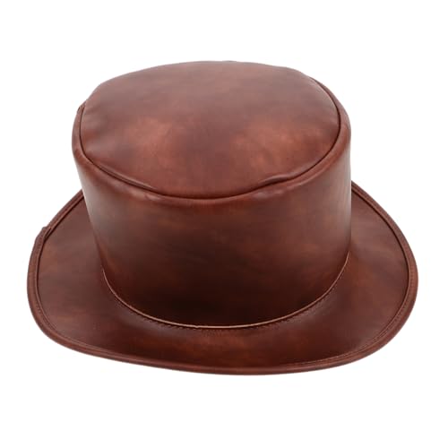 VERDANVERSE Vintage Steampunk Mittelalterlicher Ritterhut Kunstleder für Herren Damen Unisex für Cosplay Halloween Kostümpartys Langlebig Geschlechtsneutral VERDANVERSE Vintage Steampunk Mittelalterlicher Ritterhut Kunstleder für Herren Damen Unisex für Cosplay Halloween Kostümpartys Langlebig Geschlechtsneutral von VERDANVERSE