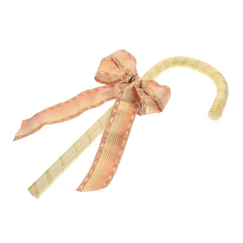 VERDANVERSE Weihnachtlicher Party-krückstock mit Elegantem Schleifen-dekor Robustes Accessoire für Karneval Tanz Valentinstag und Festliche Anlässe Stilvoller Weihnachtsrequisit von VERDANVERSE