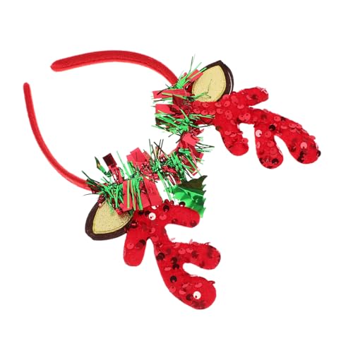 VERDANVERSE Weihnachtsgeweih-stirnband, Geweih-haarband, Neuheits-stirnband, Weihnachts-partygeschenk von VERDANVERSE