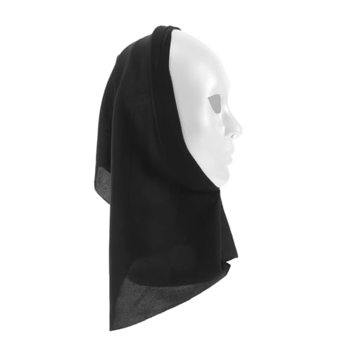 VERDANVERSE Weiße Vollgesichtsmaske für Halloween Party und Maskerade Elastisch und Verstellbar für Herren und Damen Stilvolles Accessoire für Street Dance und Bühnenauftritte von VERDANVERSE