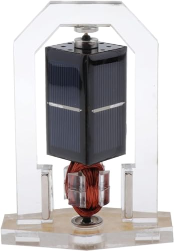 Mini-Solar-Mendocino-Motor Schwebendes Lernmodell Magnetschwebe-Hochgeschwindigkeits-Solarmotor Mendocino-Motor Vertikaler Vertikaler Solarmotor (Color : B) von VERIMP