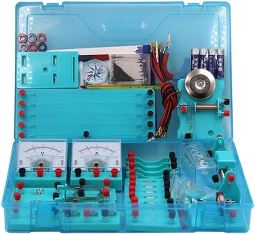 Physik-Elektrizität-Experiment Physik-Elektromagnetik-Experiment-Ausrüstung Experimentierbox Physik-Wissenschaftslabor Basic Circuit Learning Starter Kit Schaltungs- Und Magnetismus von VERIMP