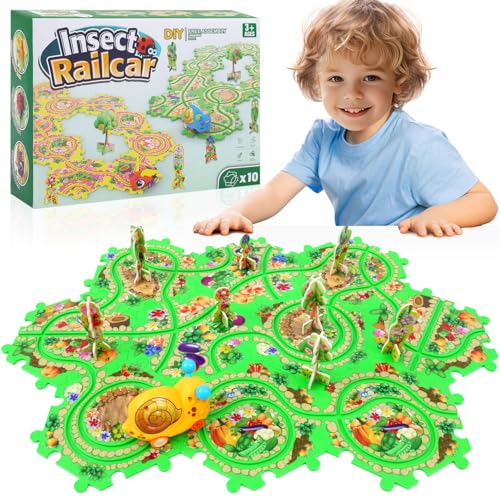 10 x Schneckenschienen-Auto-Puzzle-Spielzeug von VESPRO