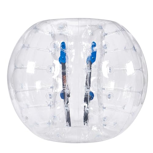 VEVOR Aufblasbarer Bump Ball Bumper Stoßball 1 STK. 1,5 m x 1,2 m, Menschlicher Kollisionsball, PVC-Körperblasen-Bounce-Ball für Outdoor-Aktivitäten, Transparenter Aufblasbarer Bumper Ball von VEVOR